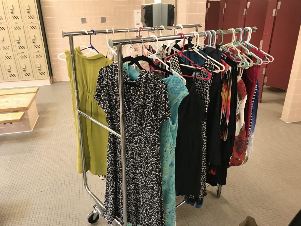 photo of dresses on a rack