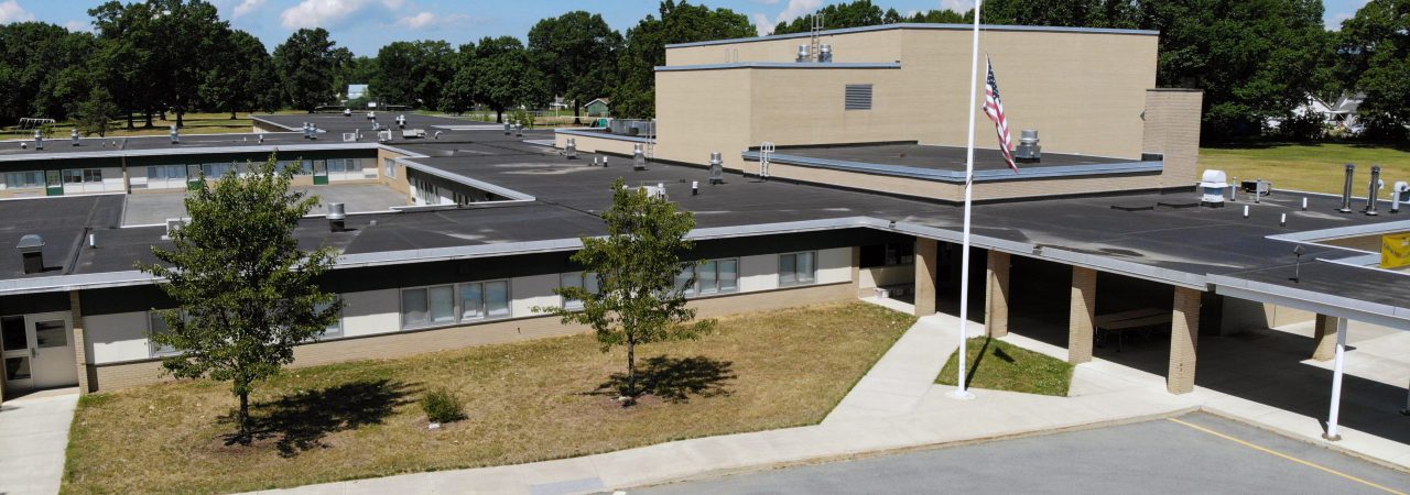 Aerial shot of Primary School