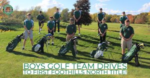 photo shows boys with golf bags 