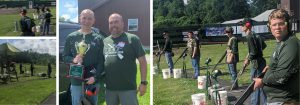 photo shows trap shooting team participating in tournament