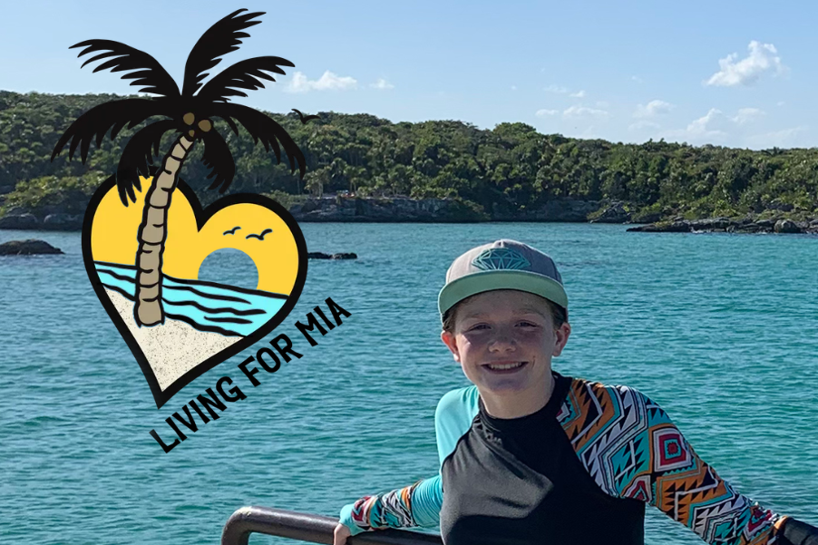 Photo of Mia Nassivera in the Caribbean 