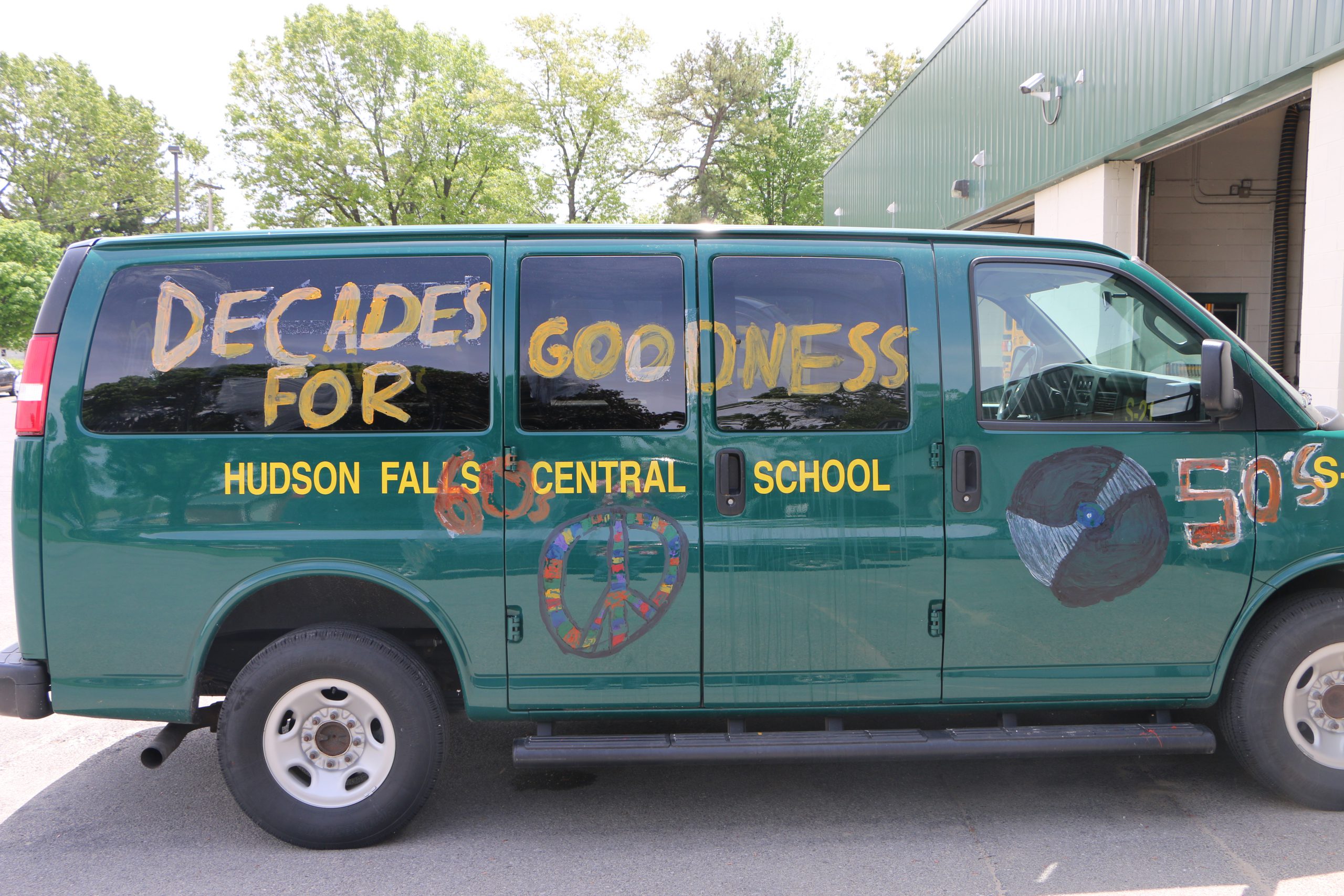 A Large van painted for Decades for Goodness