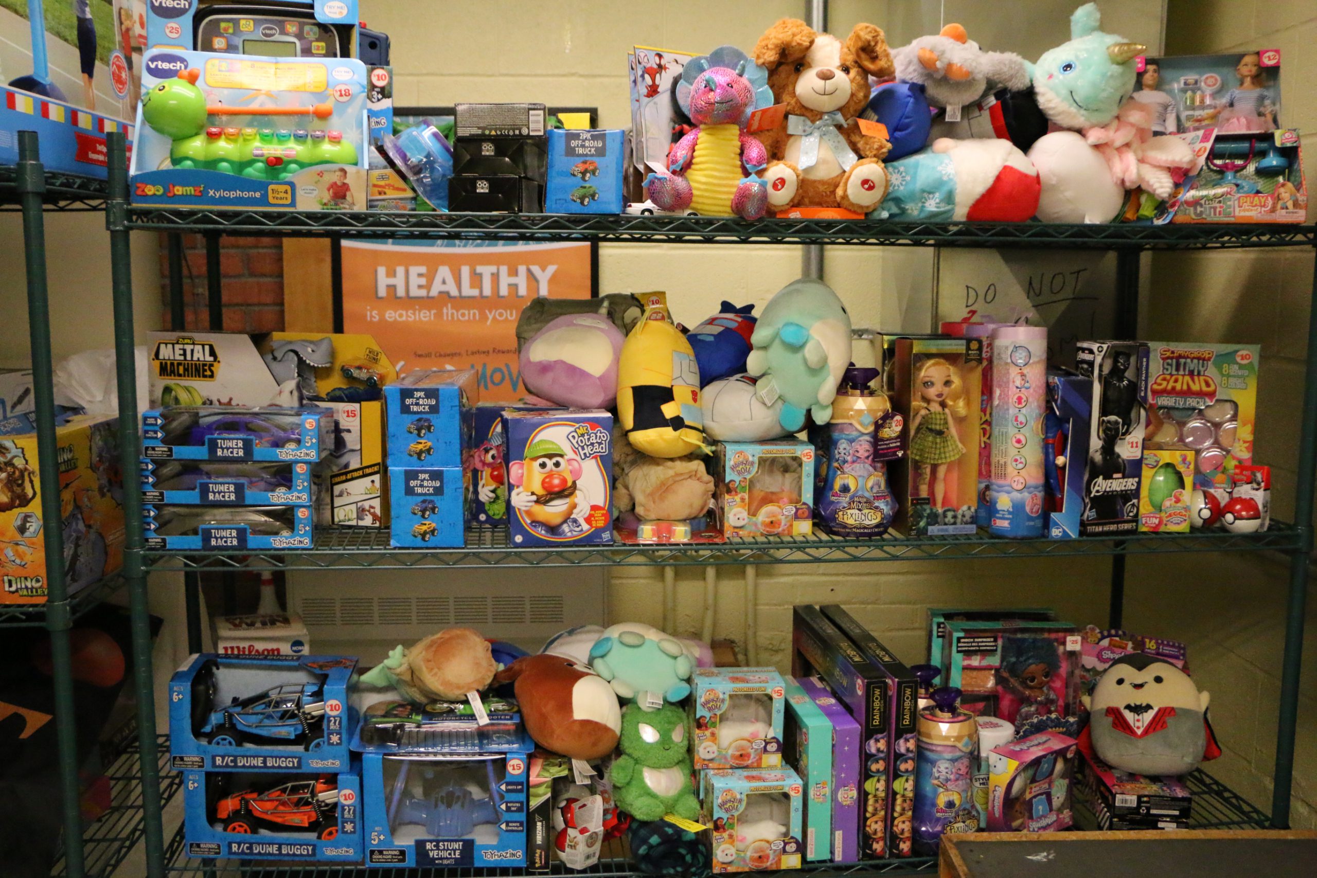 Photo of a large collection of toys