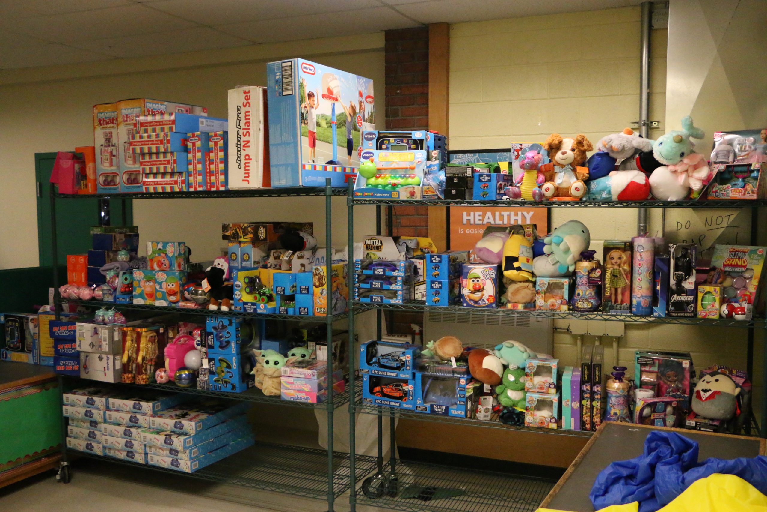 Photo of a large collection of toys