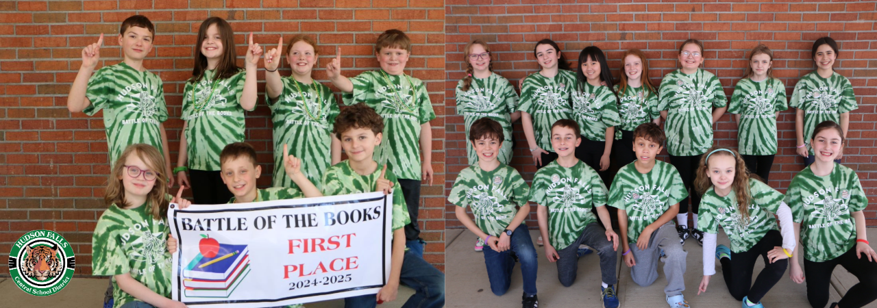 Group Photo of 4th and 5th graders who participated on the Battle of the Books teams