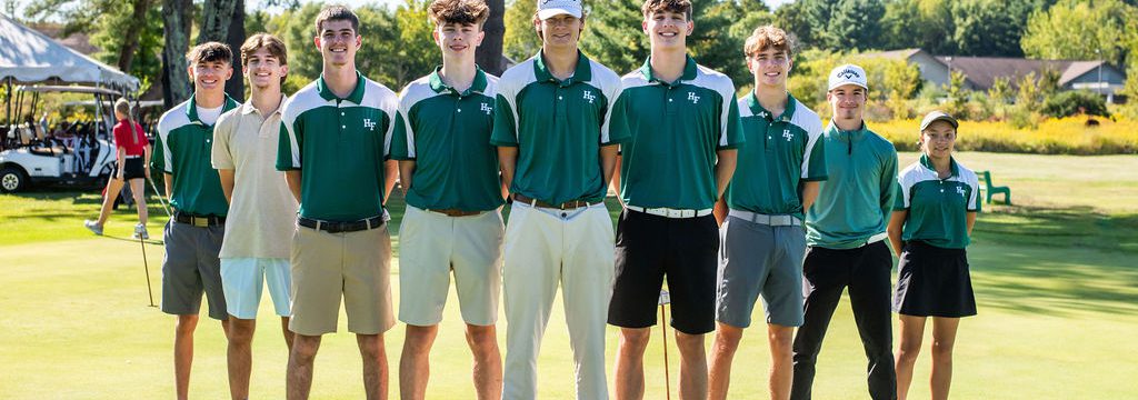 Team photo of the golf team